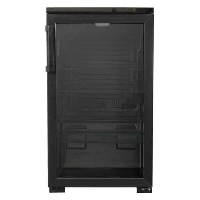 Холодильник барный L102 в аренду, total black, среднетемпературный, витринный
